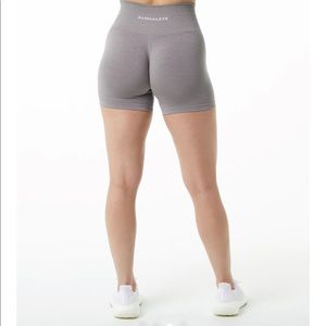 Alphalete Amplify Shorts in Storm Grey